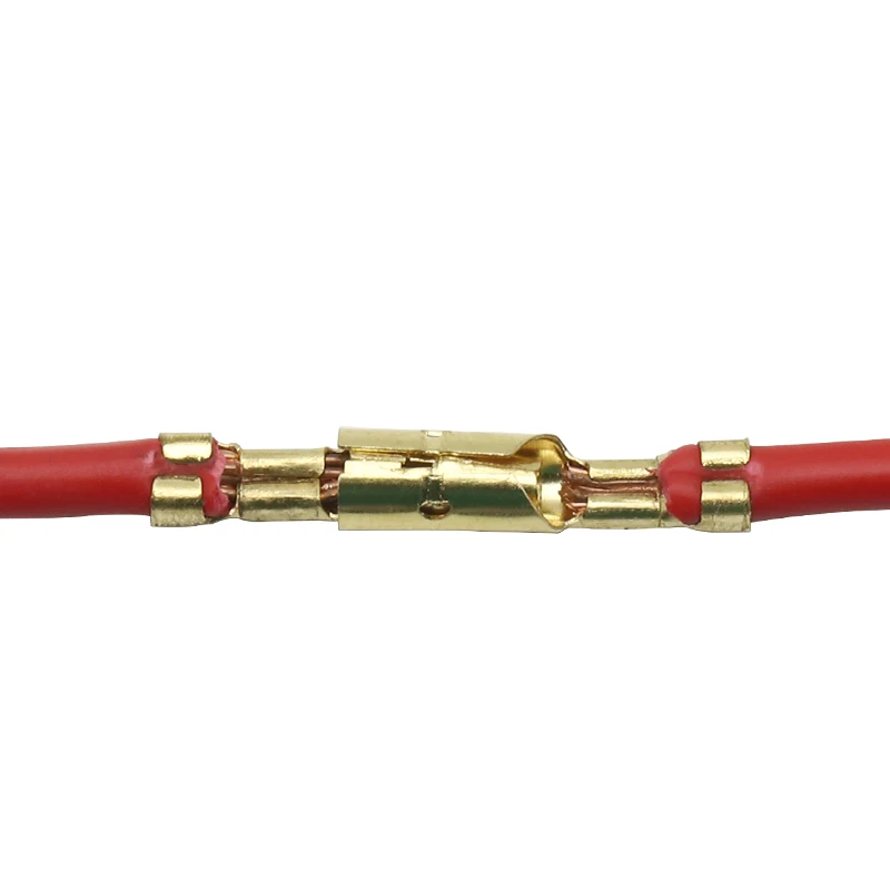 200PCS 50 Set Male Female Motorcycle Bullet Connector Socket Classic TerminalS For Cable Wire of 1.0 mm to 2.5 mm