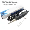 STRONG 102 Micromotor Handle 65W 35000RPM Electric nail drill for STRONG 210 90 204 MARATHON Milling Cutter For Removing Gel 1