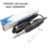 STRONG 102 Micromotor Handle 65W 35000RPM Electric nail drill for STRONG 210 90 204 MARATHON Milling Cutter For Removing Gel 1