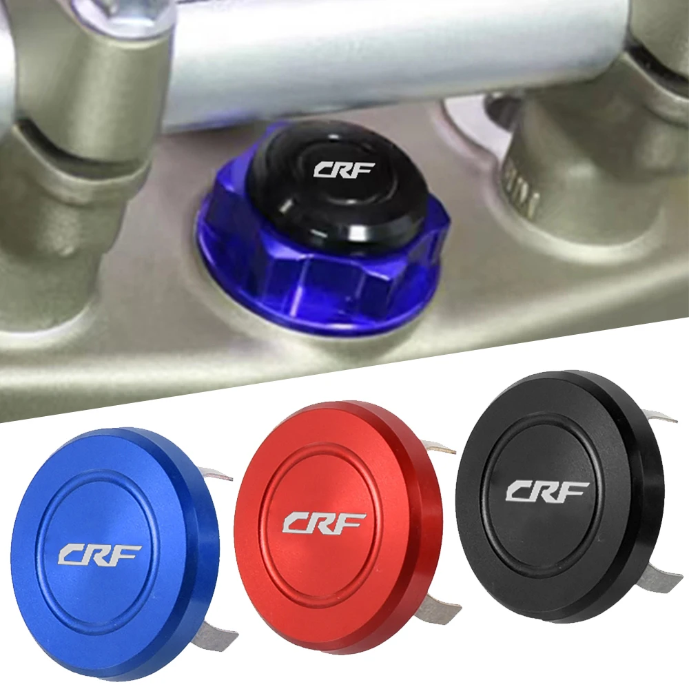 Steering Stem Nut Cap For Honda CRF150R CRF250R CRF450R CRF250X CRF450X CRF450RX CRF150F CRF125F CRF230F CRF250L CRF250M CRF300L