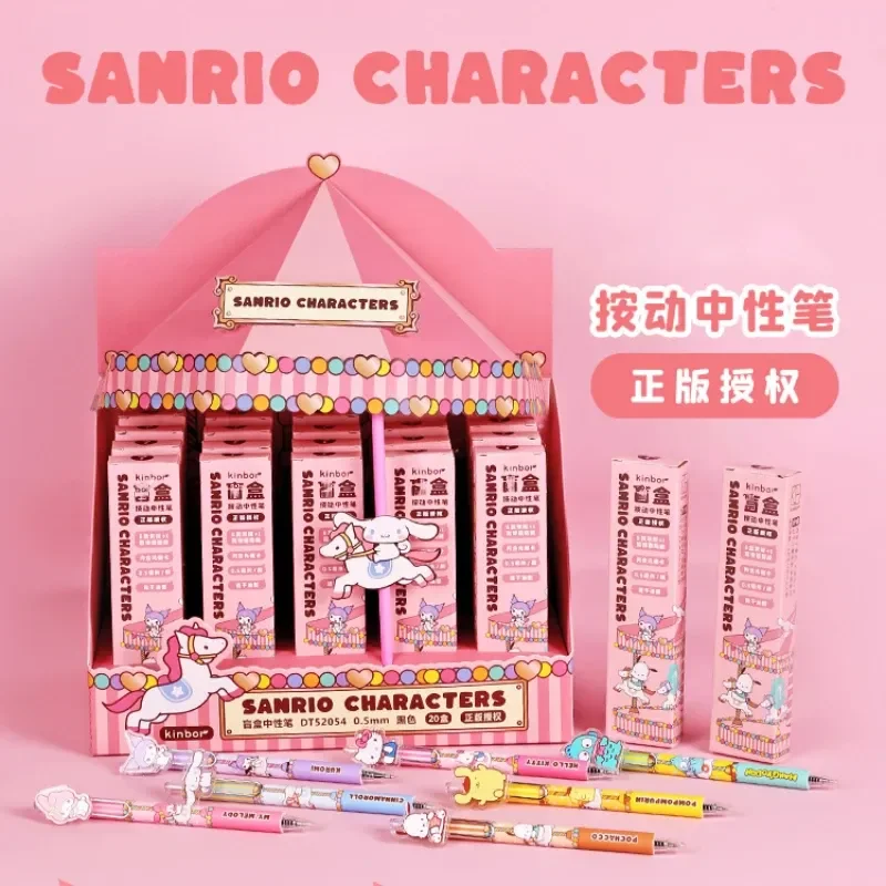 

High Quality Genuine Sanrio Character Series Hello Kitty Neutral Pen Good-looking Quick Drying Ink School Supplies Wholesale