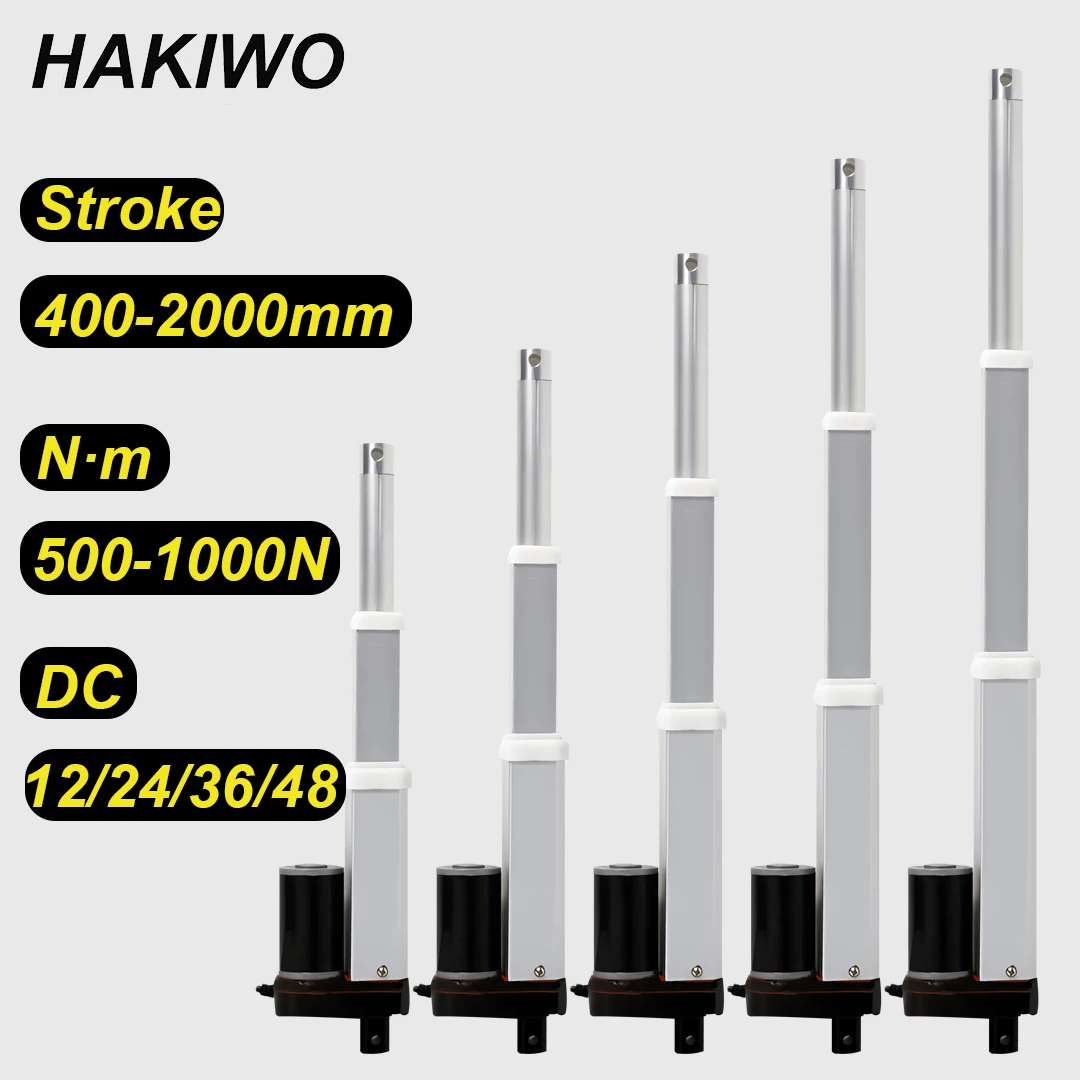 Pistone Elettrico Motore , Elettrico Con Corsa 80 Mm Attuatore Di Movimento Lineare IP54 6 W DC 12 V Attuatore Lineare - Foto 11