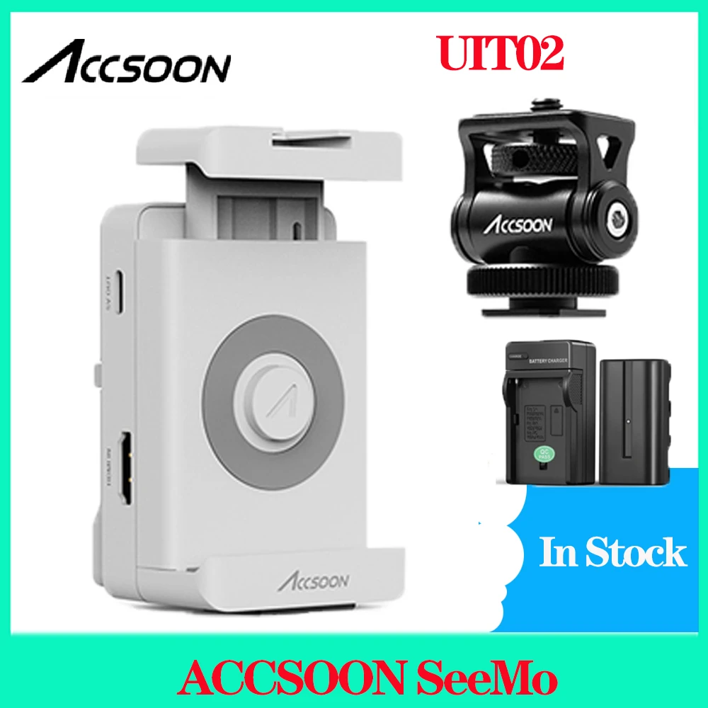 

Accsoon SeeMo iPhone iPad HD Video Transmitter For Live Streaming Wireless Video Transmission Monitor Video Record Filmmaker