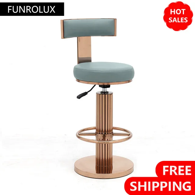 Modern Adjustable Swivel Bar Stool