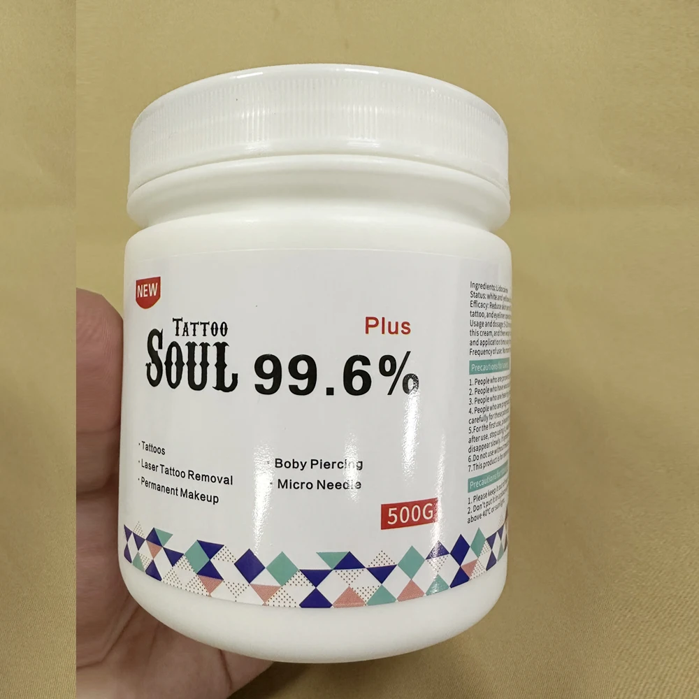 

Новый оригинальный крем для татуировок SOUL 99.6% Goosica 99.2% с микроиглами, крем для перманентного макияжа, вспомогательный крем 500 г