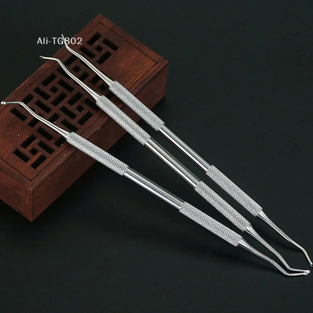 전문가용 내향성 발톱 리프터 파일 양면 페디큐어 도구