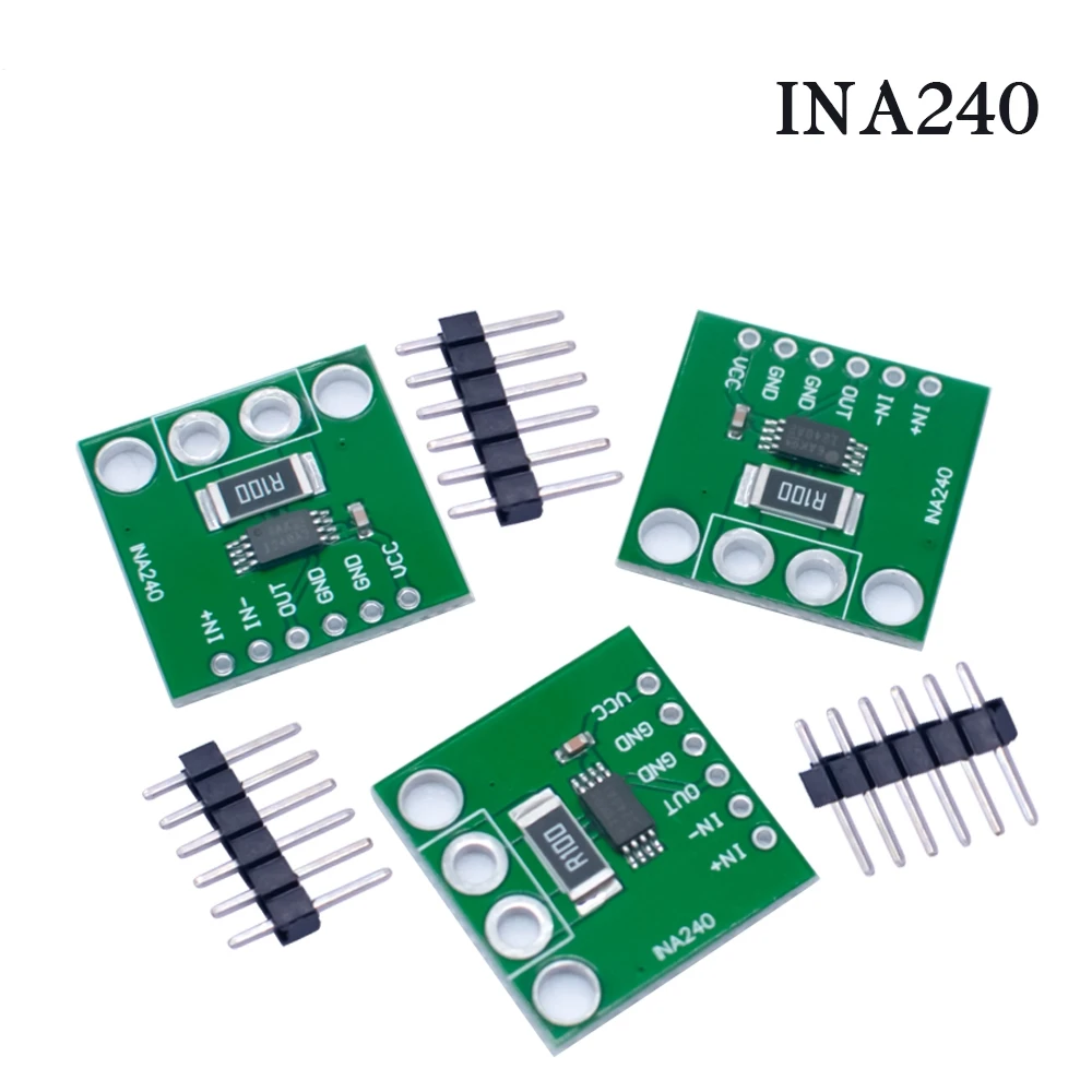 

INA240 Module INA240A1 2 3 Current Detection Amplifier Current Monitoring Dual Way Current Collection