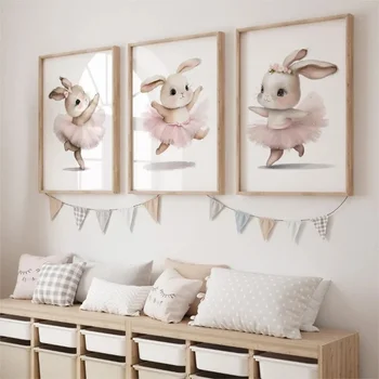 Ballerina Bunny Wall Art 1