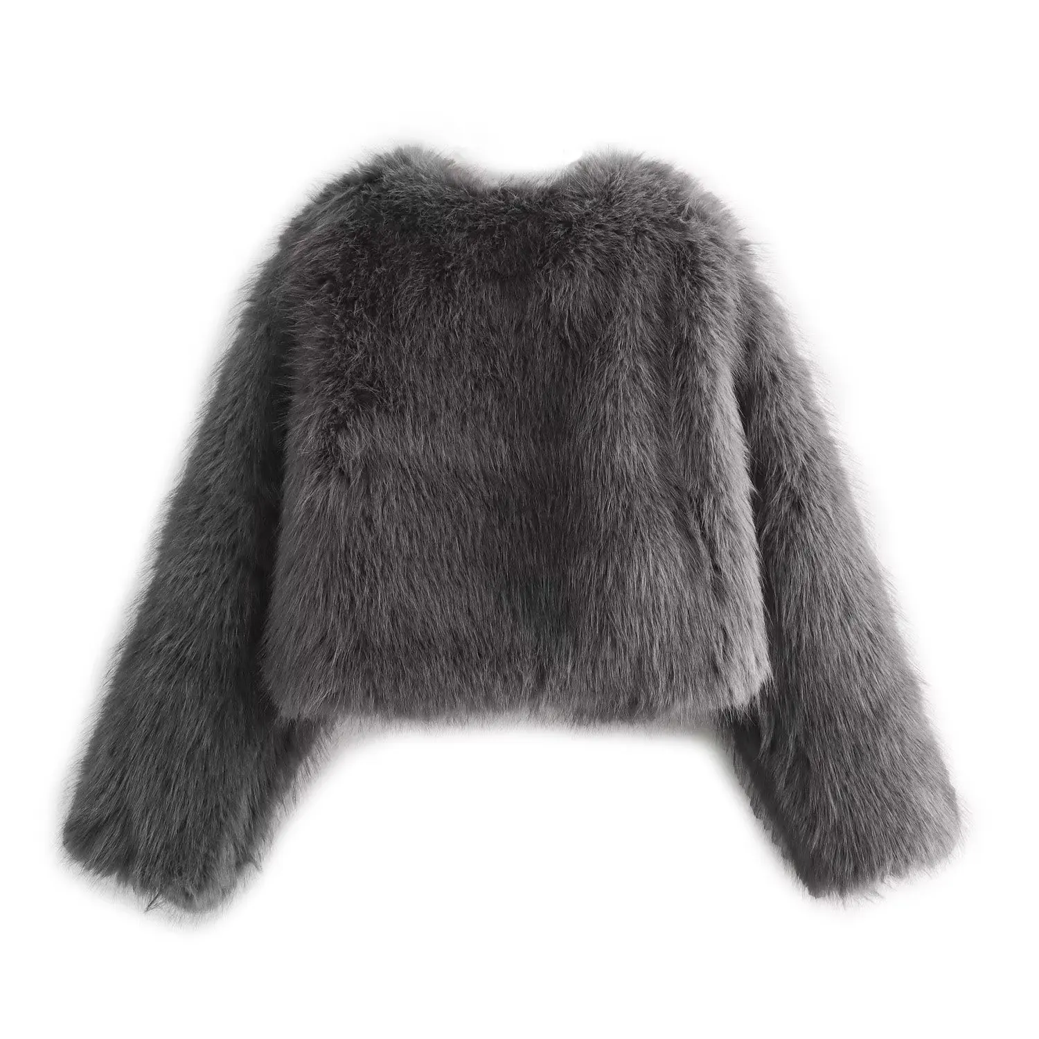 Jenny&Dave New Winter Warm Fashion Elegant Jacket Tops Women Ins Blogger Vintage Artificial Fur Coat