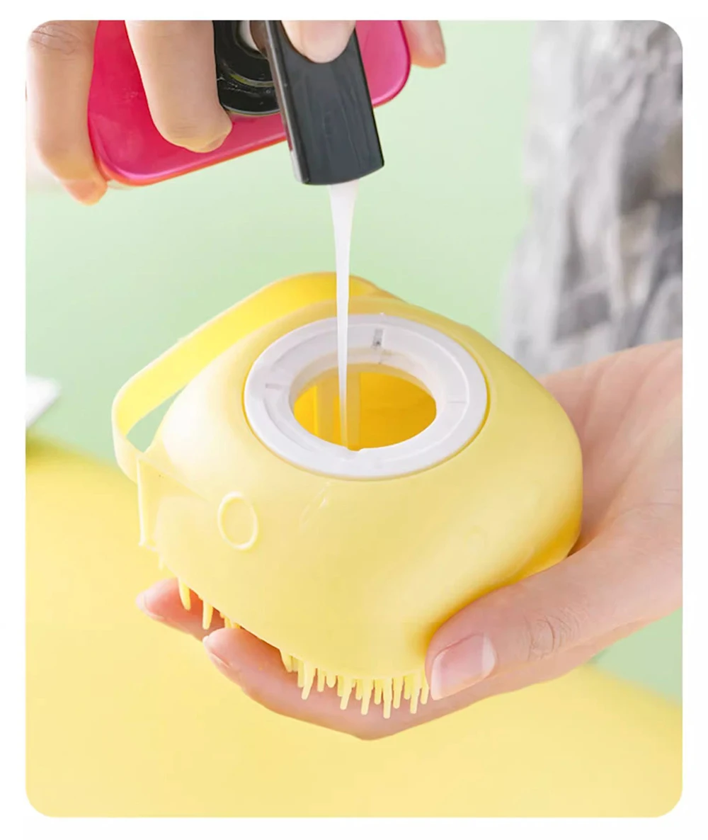 Bathroom Multifunctional Puppy Big Dog Cat Bath Massage Gloves Brush Soft Safety Silicone Pet Accessories for Dogs Cats Tools