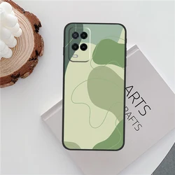 Custodia per telefono esteticamente verde elegante