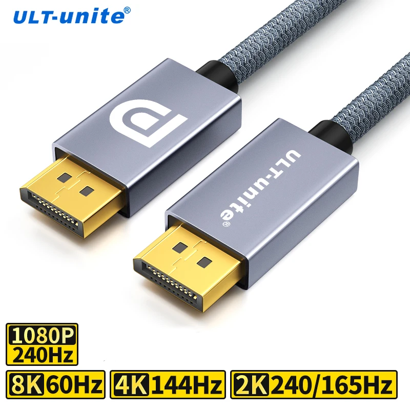 DP 1.4 to HDMI 2.1 Cable 8K60Hz Audio Video Cord Dynamic HDR 4K144Hz eARC  Displayport to HDMI Cable for HDTV PC HUB Monitor - AliExpress