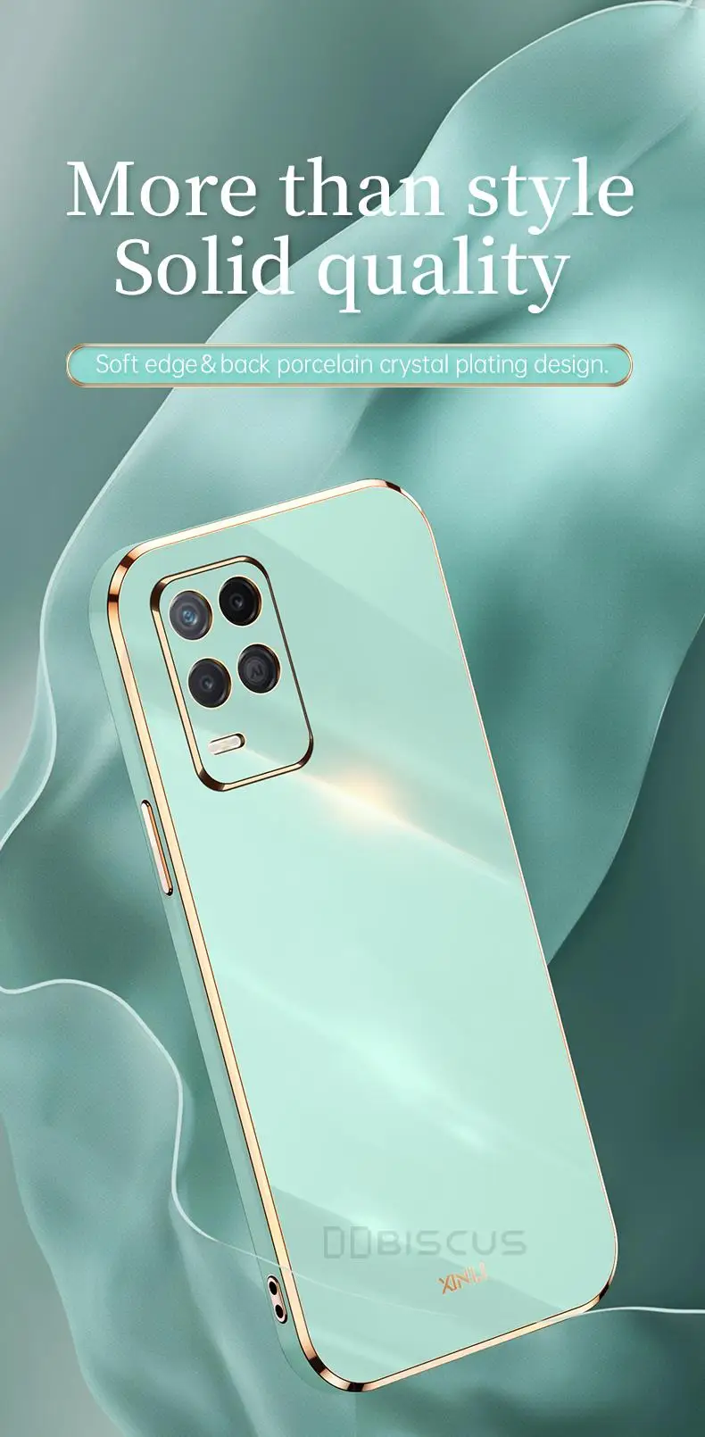 Per il caso di OPPO A16S A53 A53S A16 A15S A15 A74 5G A54 A55 A36 A96 A93 A94 A9 2020 Placcatura di lusso Molle Del Silicone Funda Carca_voghion.com