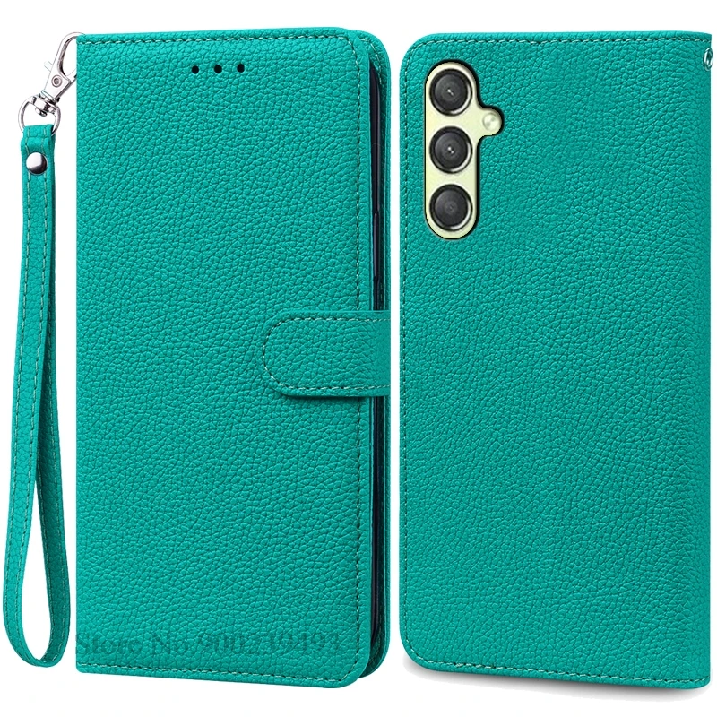 Soft Silicone Leather Flip Wallet Phone Case in Classic Book Style