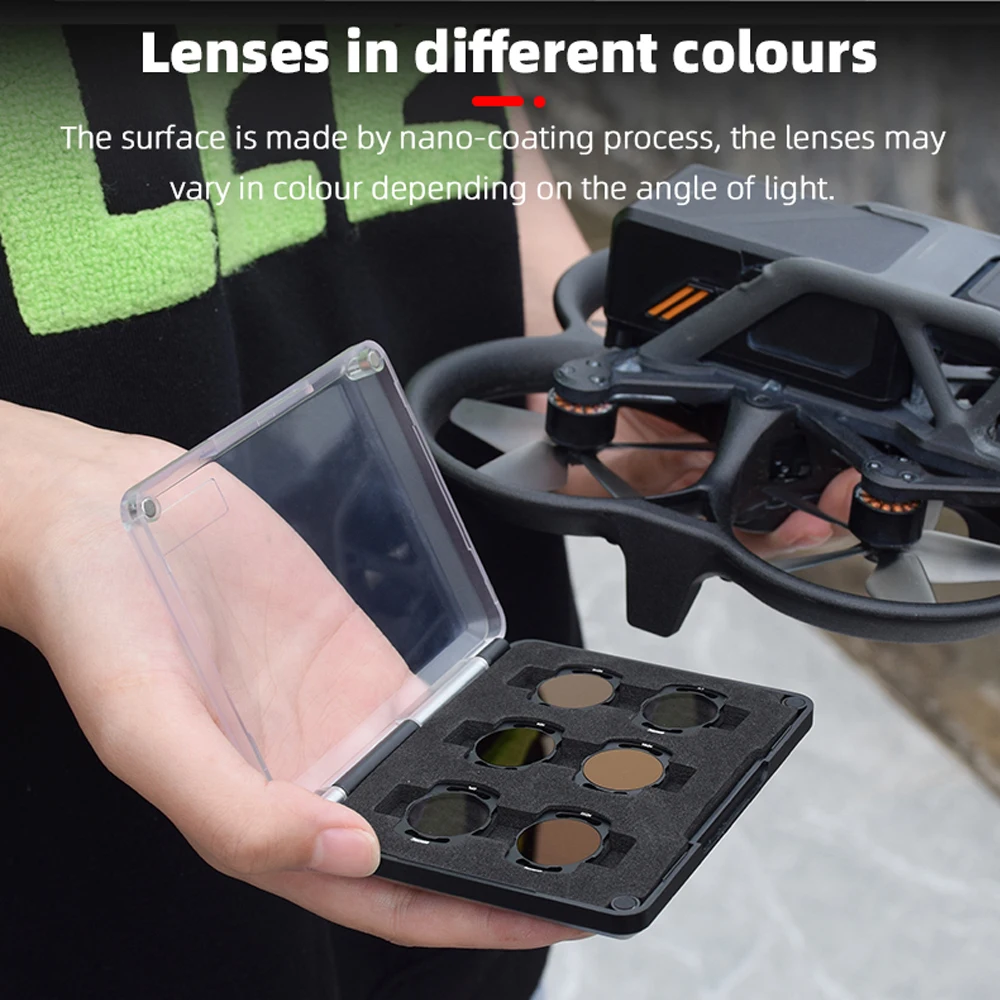 BRDRC Filters For DJI O3 Air Unit UV CPL ND 8/16/32/64 CPL Polarizer Camera Lens Optical Glass For Avata Drone Racing Accessory uv filter camera lens filter circular polarizing filter variable nd filter drone magnetic filters photography filter prism lens filter color filter pinhole lens filter