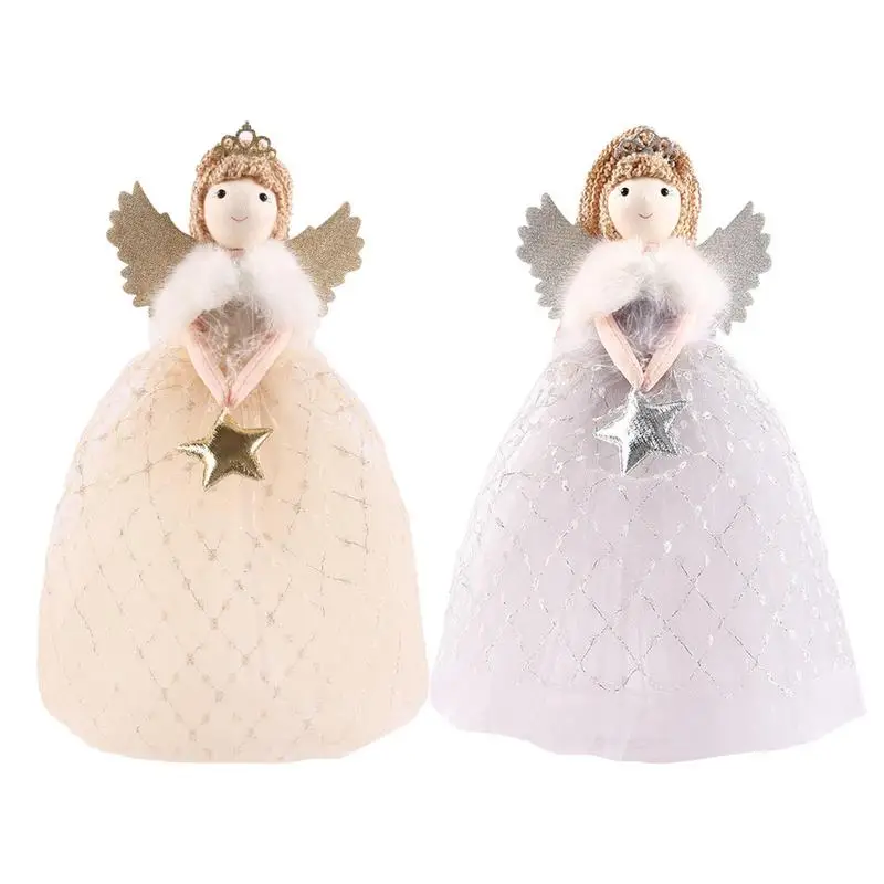 

Christmas Angel Doll Standable Angel Pendants For Christmas Decorations For Home Navidad Xmas 2023 Happy New Year Decor