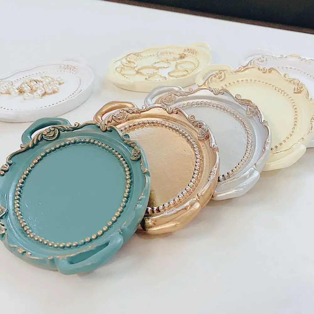 Decorative Jewelry Plate Nordic Necklace Earrings Storage Tray Photo Props Jewelry Display Tray Room Aesthetic Decor Accessories