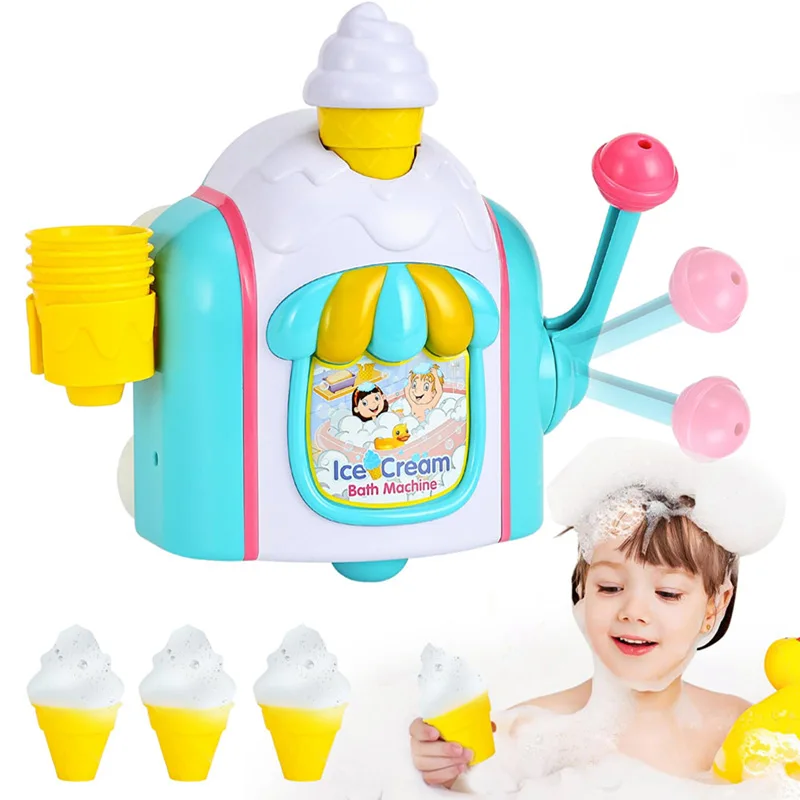 Tomy Bath Ice Cream Maker Peppa Bubble Ice Cream Maker