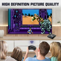 VILCORN Console de jeu vidéo pour Sega Mega Drive Genesis FC Dendy 16BIT Segas-MD Console prise en charge sortie HDMI 4k Machine de jeu rétro 4