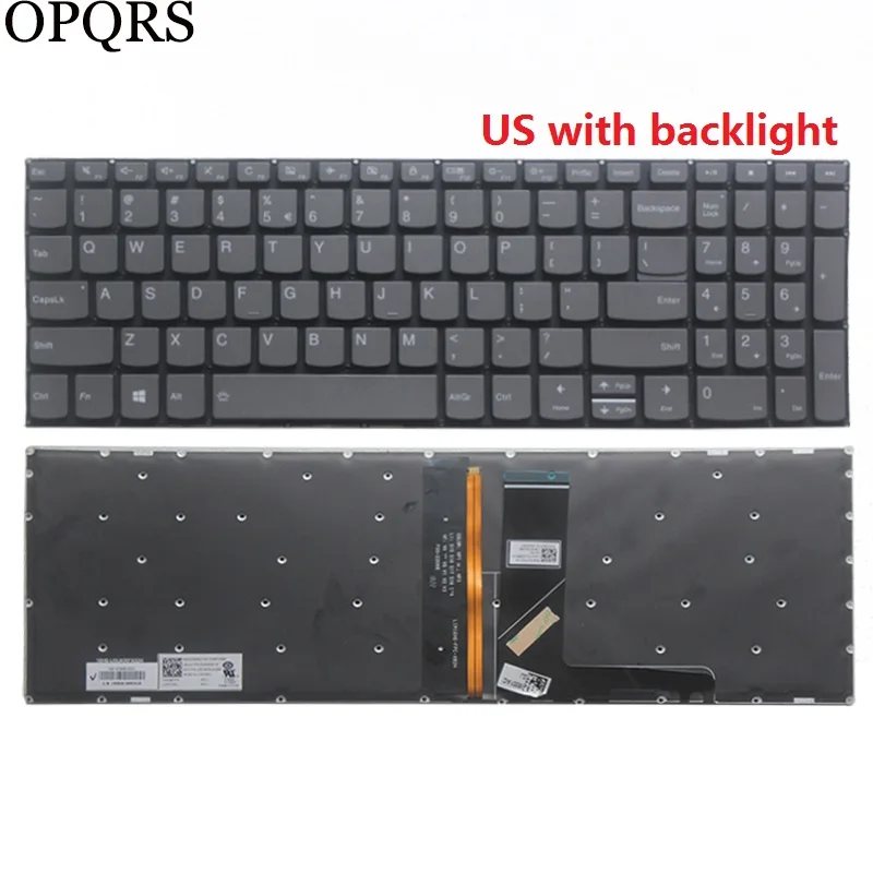 Teclado Portátil para Lenovo Ideapad 15ijl05 15iml05 15itl05 15ada05 15are05 15igl05 15iil05 Russo Eua Reino Unido Francês Espanhol - Imagem 4