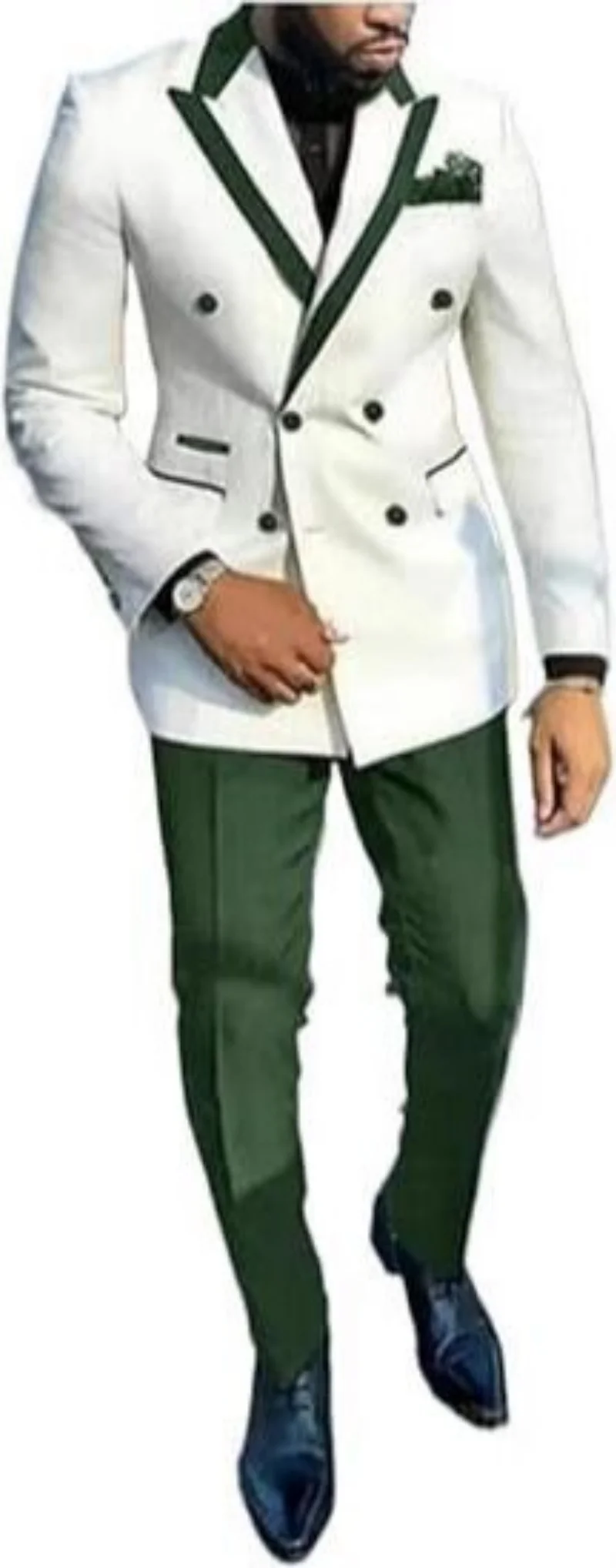 Elegant Fashion Men's Suits 2 Pieces Blazer Pants Peak Lapel Suits for Men for Wedding Business Full Man Terno Comfy Men's Suit