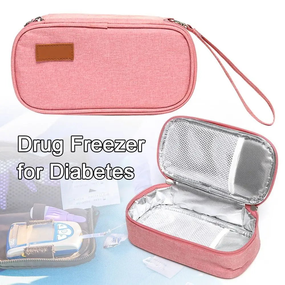 Oxford Thermal Insulated without Gel Insulin Cooling Bag Pill Protector Drug Freezer For Diabetes Medicla Cooler