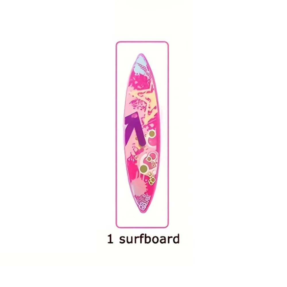 Charming Dollhouse Beach & Study Accessory Set