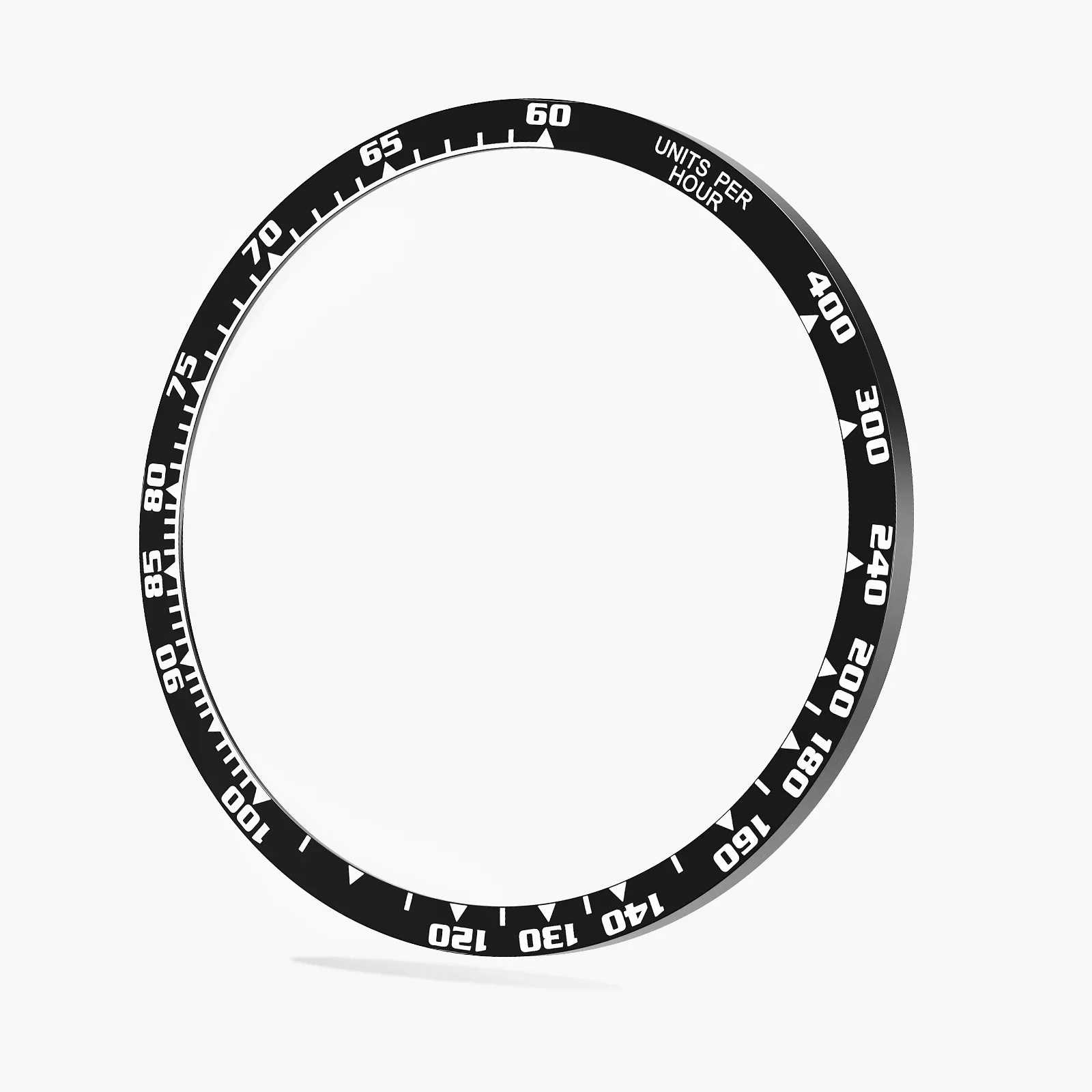 Premium Stainless Steel Metal Bezel Ring - Elegant Sports Design & Durable Protection