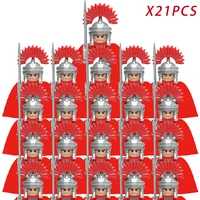 Medieval Age Castle Knights Spartan Warriors Crusader Roman Legion Infantry Cavalry Building Bricks Blocks knight figures toys 2