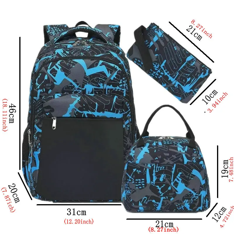 Boys Girls KPop Demon Hunter Casual School Bags Waterproof Backpack Large Capacity Laptop Back To Schoolbag Travel Mochilas - 3