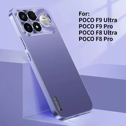 Luxury All - Inclusive Metal Lens Anti - Drop Case - PC - TPU Blend for Poco F9 Pro (PURPLE)
