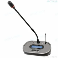 Système de Microphone numérique sans fil haut de gamme, 8 microphones pour salle de réunion et conférence de bureau, bouton muet 5