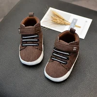 Spring and Autumn Fashion Canvas Baby Shoes for Boys and Newborns Soft Sole Non slip Walking Shoes for Preschool Children 2
