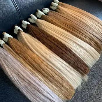 Vietnam Double Drawn 60% Density Virgin 100% Human Hair Bulk Extension Highlight Weaving For Braiding Unprocessed Straight Hair 1