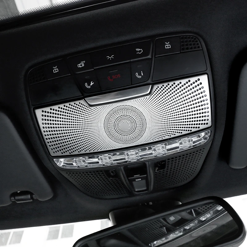 For Mercedes Benz S Class W222 Accessories Interior Center Console Water Cup Panel Gear Frame Trim Cover Sticker Car Decoration 3