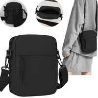 Sacs à bandoulière simples pour hommes et femmes, sacs à bandoulière, petits sacs à une épaule de couleur unie, sacs légers pour téléphone portable 1