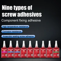 Threaded lock Liquid Glue 222/242/243/262/263/271/272/290 50 ml Sealing and Moderate Nut, bolts, Fasteners & Metal, blue threaded lock to prevent melting and leakage 1