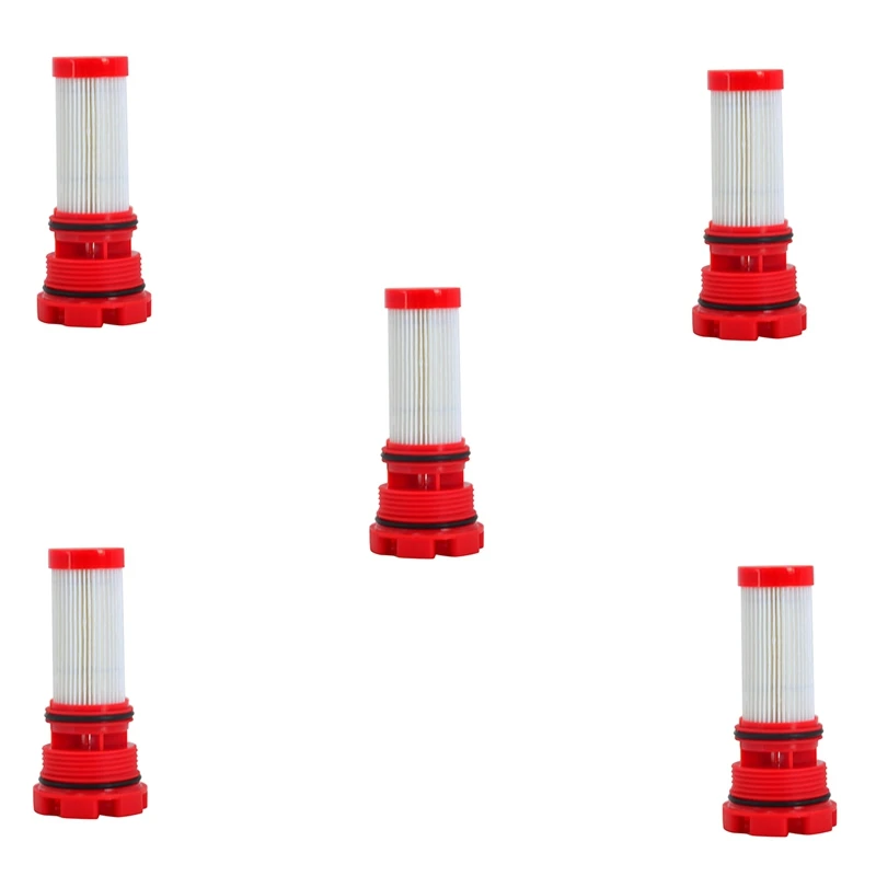 

5X New Red Fuel Filter Fit For FORD Mercury Optimax/Verado Engines 8M0020349 884380T