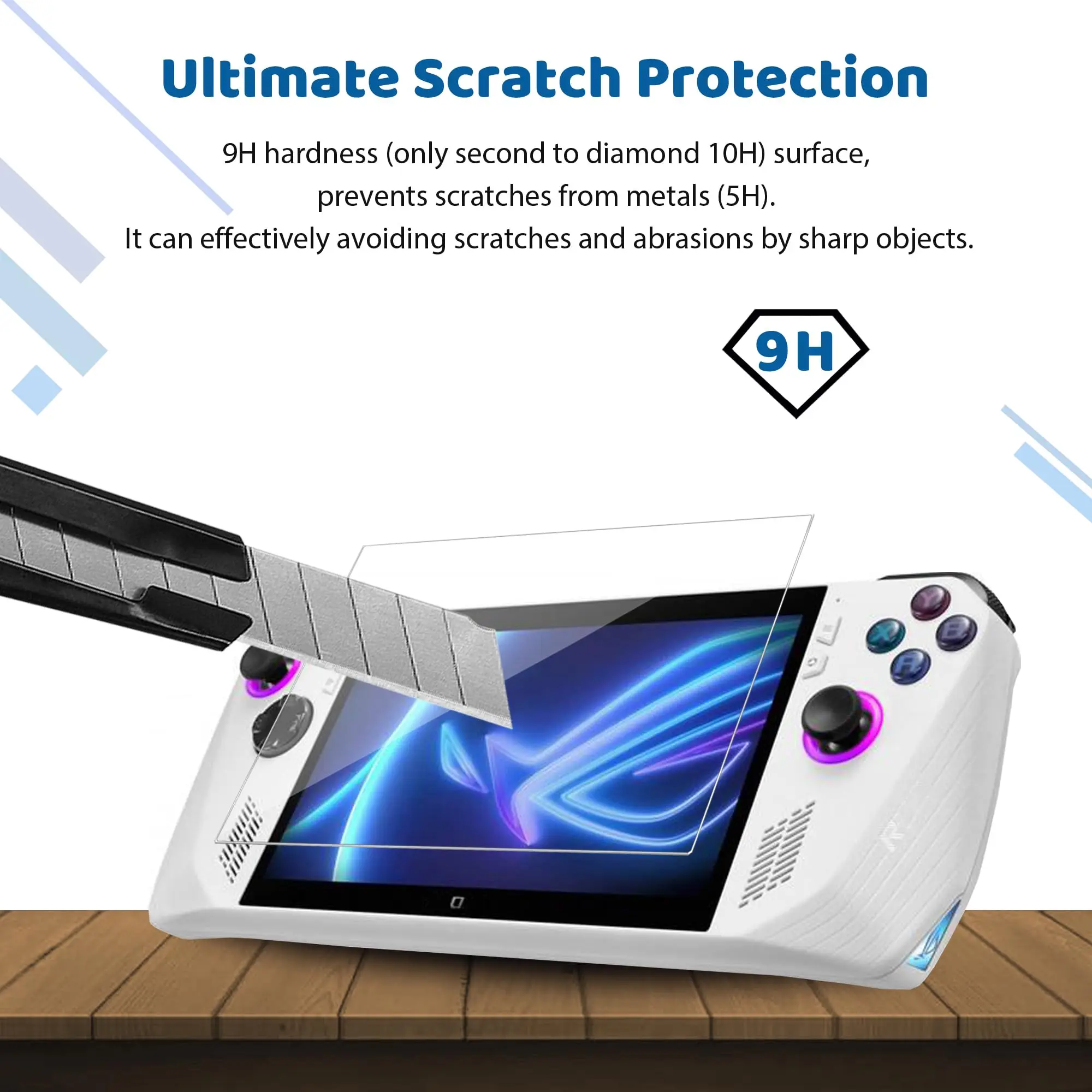 Premium Tempered Glass Screen Protector for Gaming Consoles - Anti-Scratch Protection