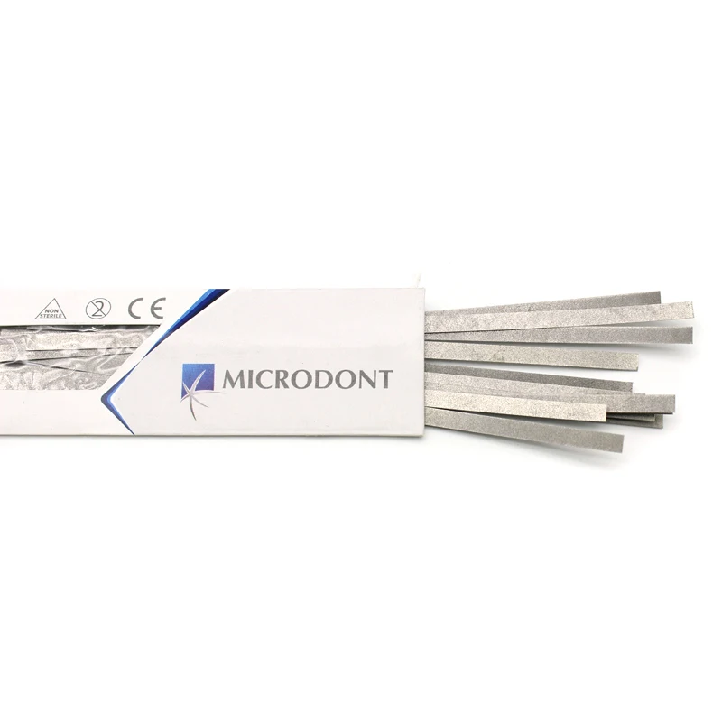 Strisce di finura per lucidatura dentale dei metalli Ortho IPR Striscia di lucidatura Denti in porcellana Sabbia diamantata Medio fine Extra fine Singolo  66