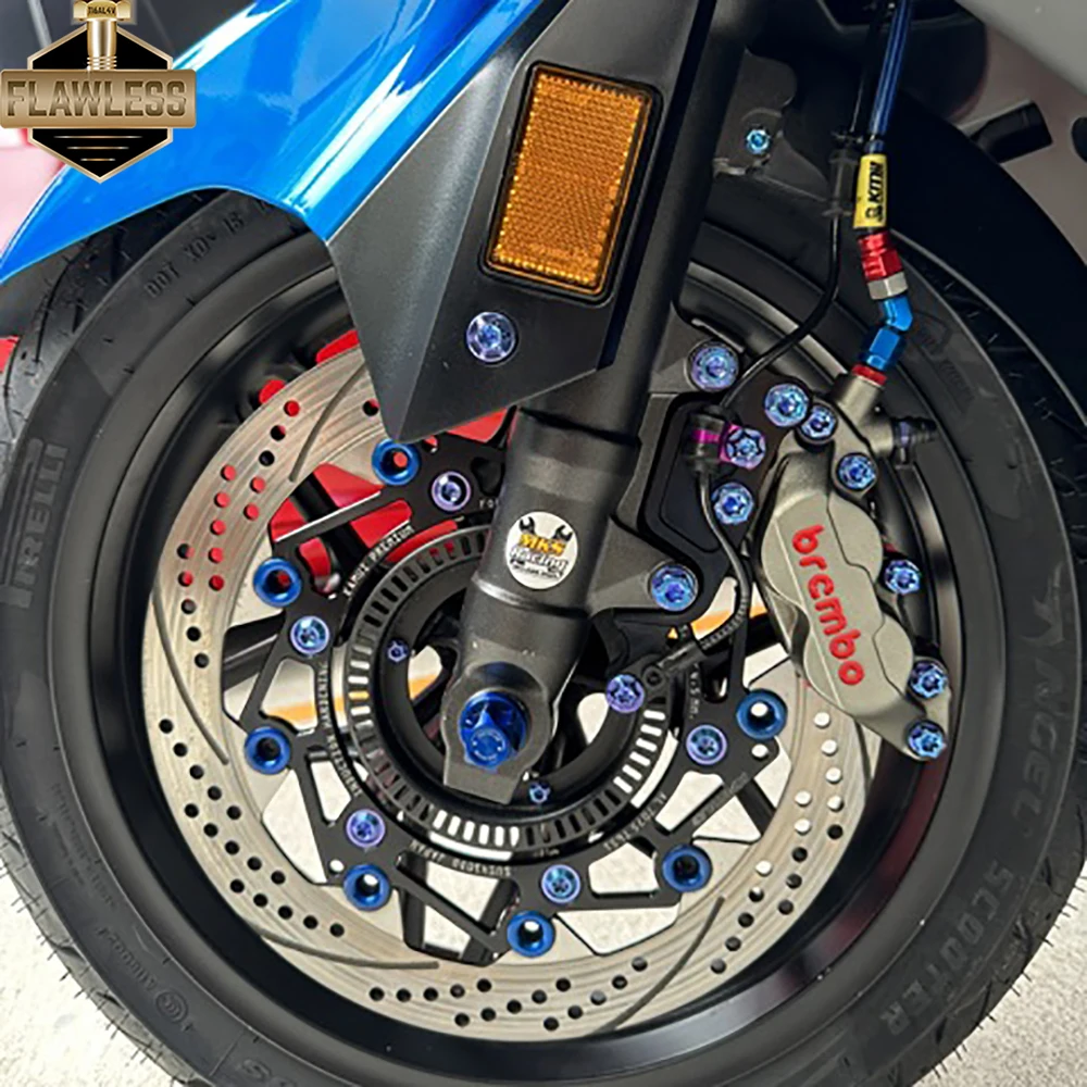 box traseiro swing braco tubo de escape parafuso para honda forza 350 02