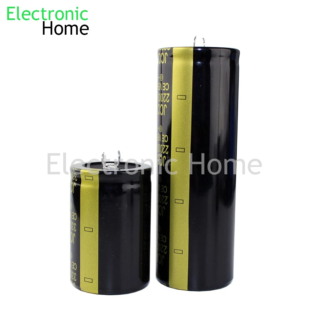 NEW Ox Horn Capacitance 25V 35V 50V 63V 80V 100V 200V 160V 220V 250V 400V 450V 100-47000UF 100UF 470U 2200UF 15000UF Black-gold