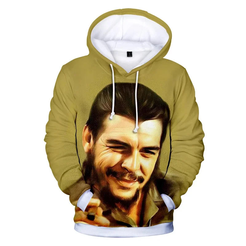 

Che Guevara 3D Printed Hoodie Cuban Revolutionary Leader Men Women Sweatshirts Oversized Fashion Pullover Hoodies Coats Clothing