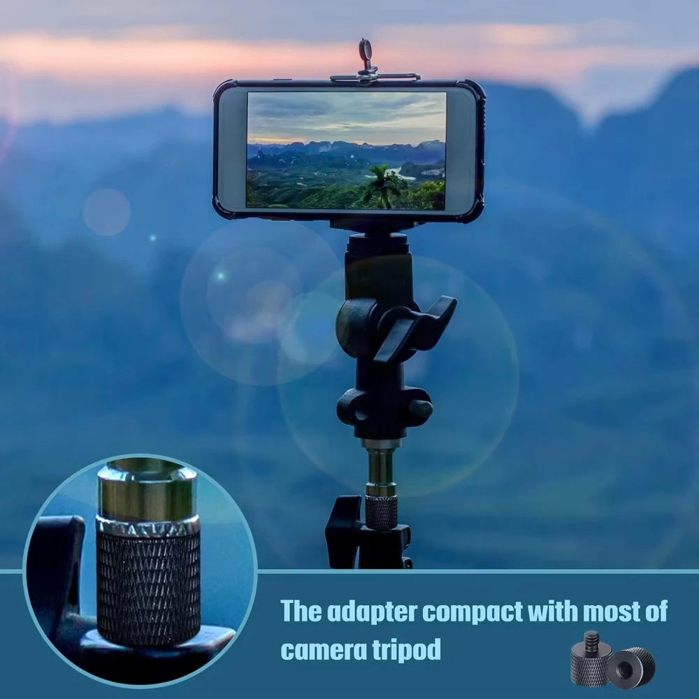 Camera Screw Adapter Mount Set for GoPro DJI Osmo insta360 SJCAM Tripod Microphone Flash Light 1/4 to 1/4 3/8 M6 M8 M5