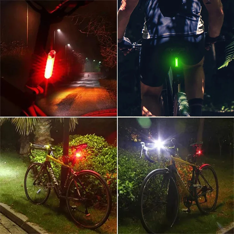 Lumières De Vélo Batterie Intégrée USB Rechargeable LED Lumière De Vélo Lampe De Vélo Ensemble De Cyclisme Phare Avant Lumineux Arrière Arrière Queue Du 5,48 € | DHgate