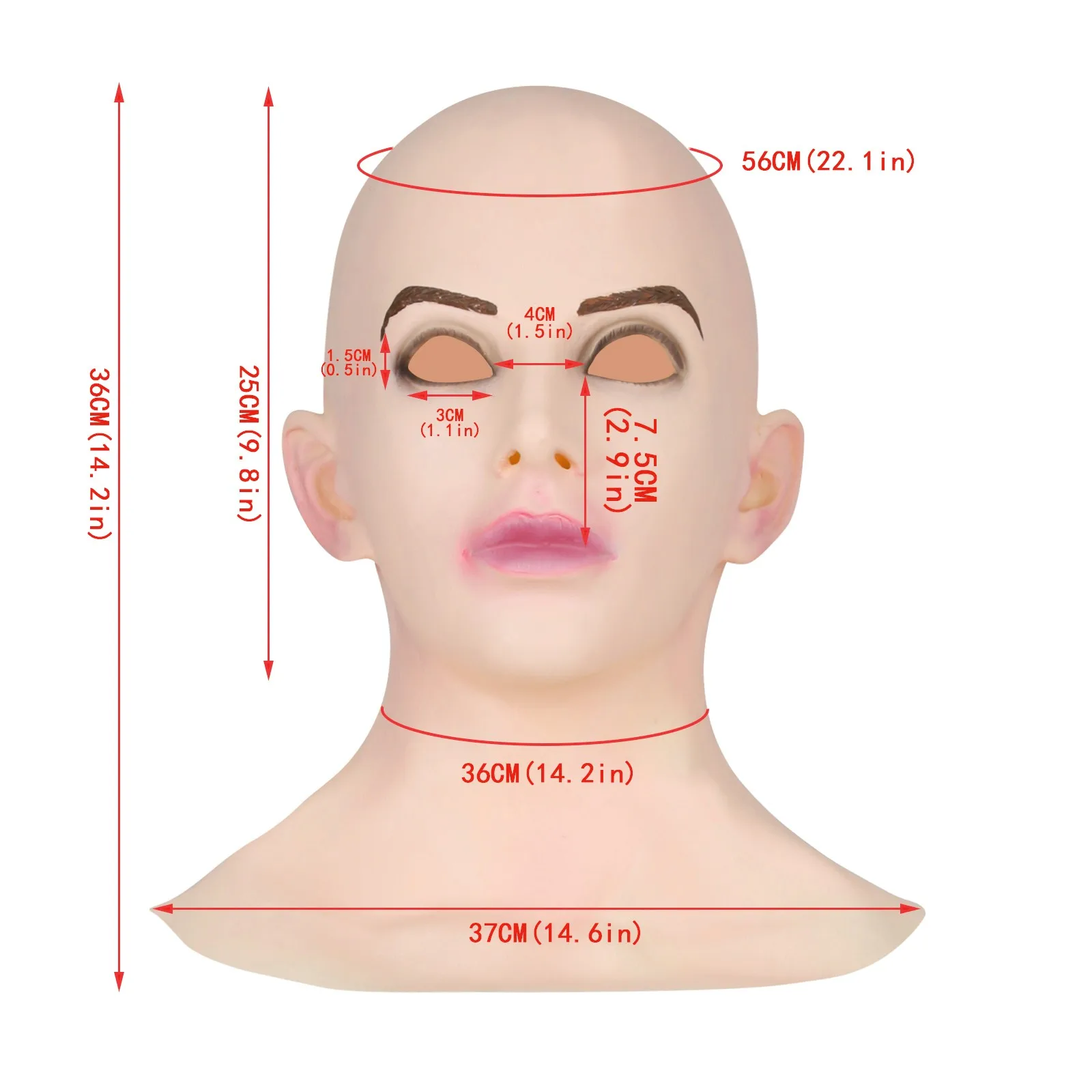 Реалистичная силиконовая маска для женщин для трансвеститов, маскарадный костюм для Хэллоуина, забавные подарки, новые игрушки, 신감 감 2024