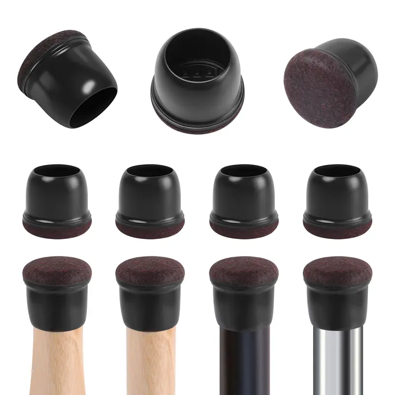 8PCS Upgraded Chair Leg Covers Silicone Anti-Slip Felt Furniture Feet Protectors from Scratches for Hardwood Floor Reduce Noise - Image 15