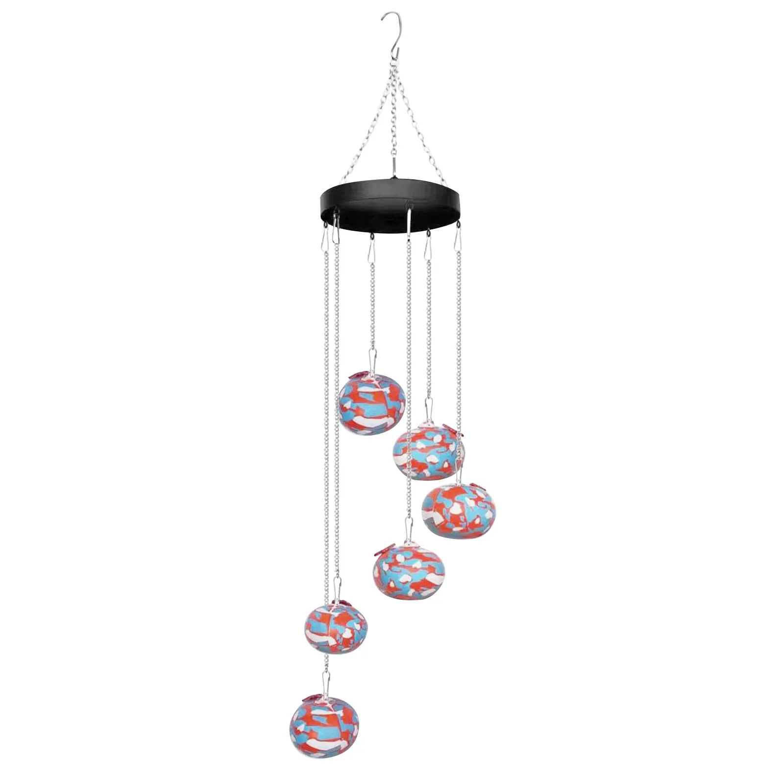 Wind Chimes Hummingbird Feeders for Outdoors Hanging Glass Bird Feeders Bird Feeding Station for Outside Garden Backyard Decor