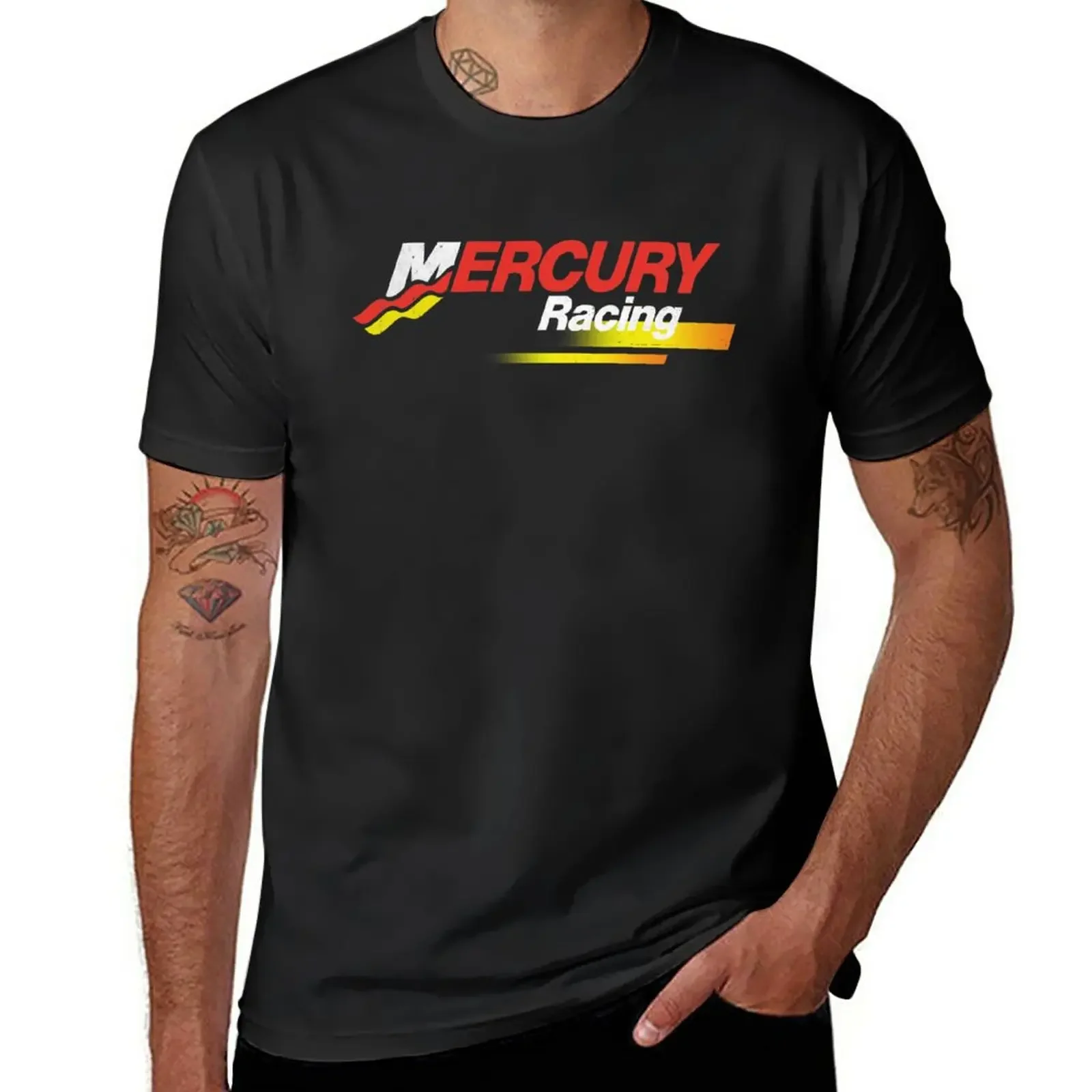 

Mercury Racing T-Shirt anime clothes plus size tops Short sleeve tee mens graphic t-shirts big and tall