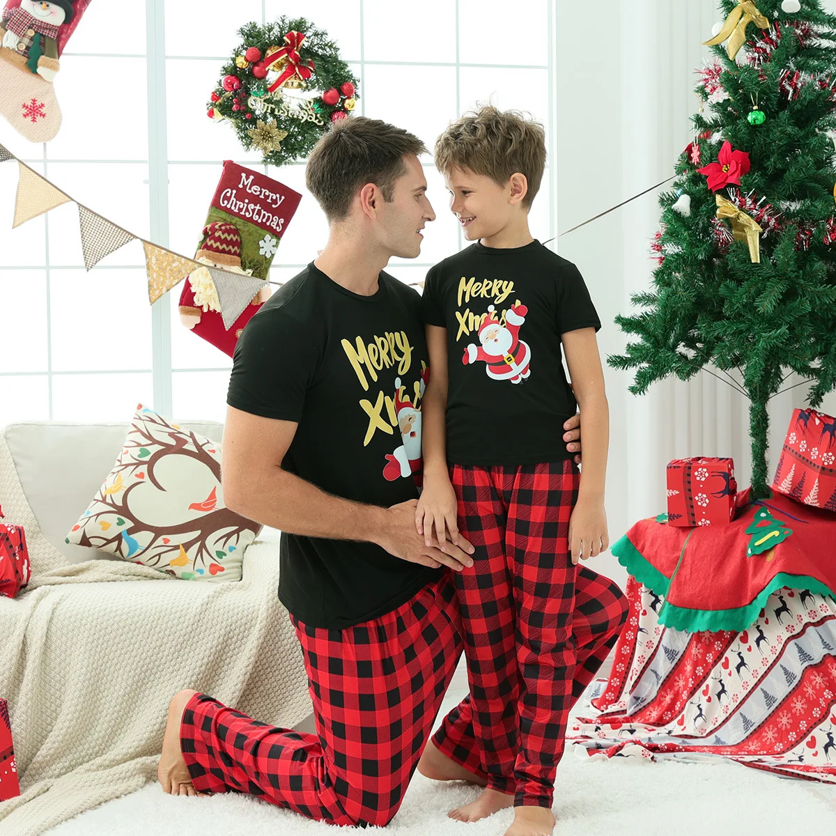 Pijama Familiar Choco Moon - Natal Mangas Compridas Tamanho 7